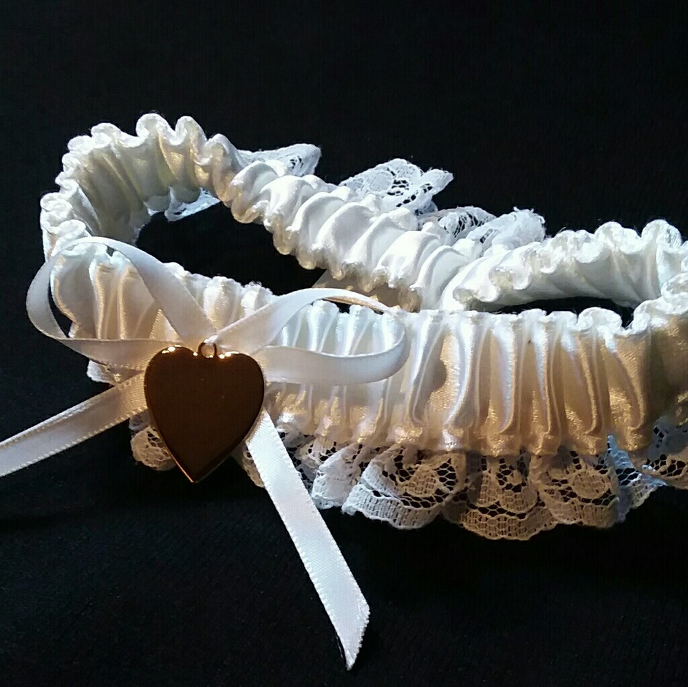 Brides garter from Fredrick's of Hollywood